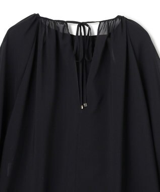 BEIGE， IVES / ゴールドビーズブラウス Black