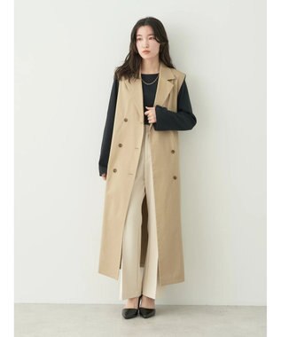 earth music&ecology ２ＷＡＹジレンチ Beige