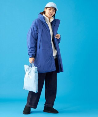 SHARE PARK LADIES 【UNISEX】蓄熱中綿モンスターロングコート（S・Mサイズ） ブルー
