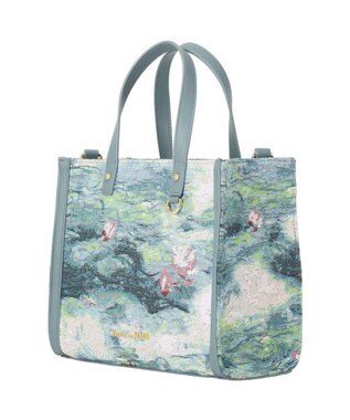 Maison de FLEUR ゴブラン2Wayスクエアトート Dark Green