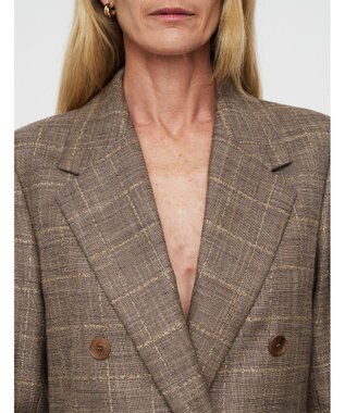 JOSEPH ウールバンブー　ダブルブレステッドジャケット Escargot Mel