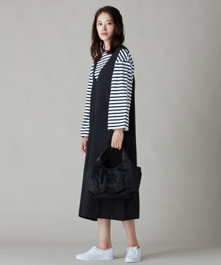 Y'SACCS リサイクルナイロン　ふんわりトート　Sサイズ ブラック