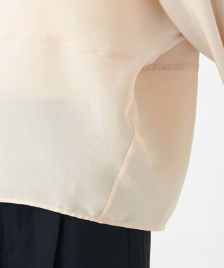 23区 S 【GOLD LABEL】モダールブロード フォルムシャツ ベージュ系