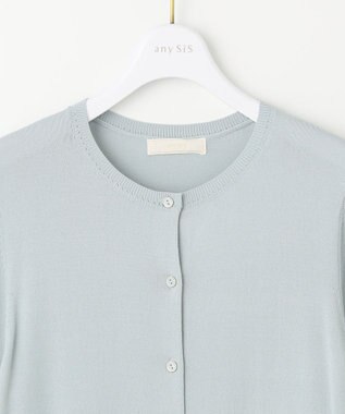 ANY SIS 【接触冷感 / UVケア】ハーフスリーブ カーディガン 【WEB限定】ミント