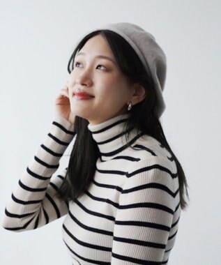 ATRENA 【日本製】83-101ウールニット ベレー ベージュ