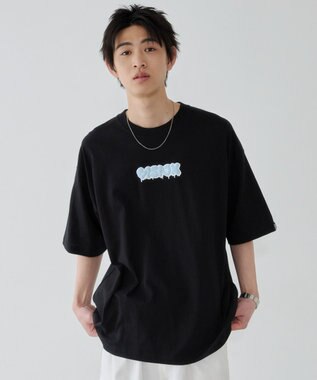 WEGO 【ユニセックス着用ITEM】別注VISIONグラフィックT（SS） ブラック