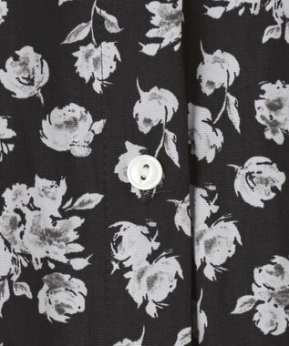 組曲 ギャザーライトデシン ワンピース スプレーブラック系5