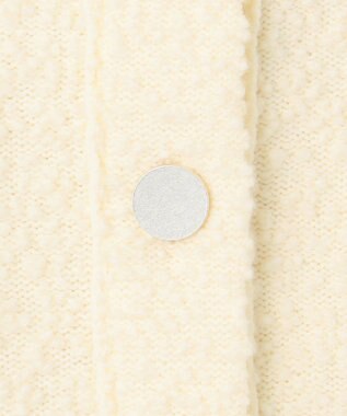 ICB L ブークレツイード ニットジレ オフホワイト系