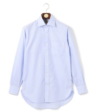 J.PRESS MEN 【Single Needle Tailoring / 形態安定】マイクロストライプ シャツ / ワイドカラー ネイビー系1