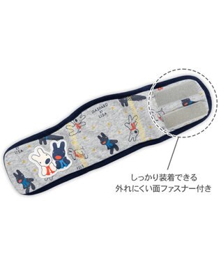 PET PARADISE リサとガスパール マナーベルト 総柄 小型犬 グレー