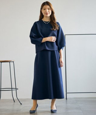 UNFILO 【STORY×UNFILO】フォルムニット セットアップ ネイビー