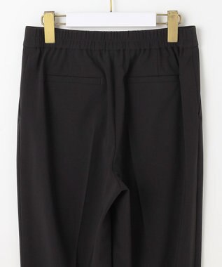ANY SIS L 【セットアップ対応】セレモニーダブルクロス テーパードパンツ ブラック