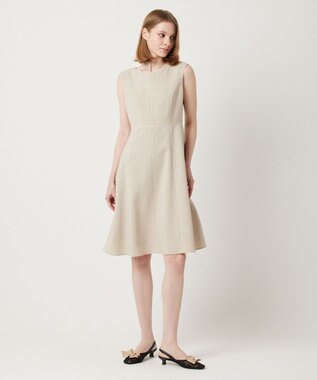 TOCCA 【大人百花掲載】【洗える！】AFTERNOON ドレス ベージュ系