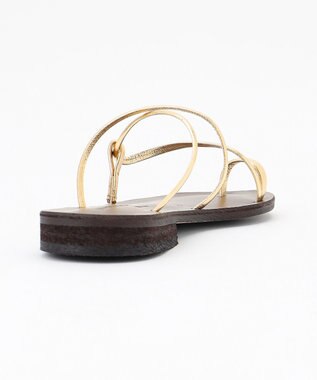 BEIGE， MAURO de BARI / レザーサンダル Gold