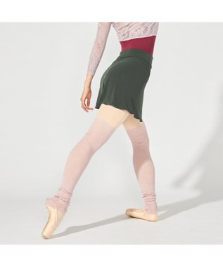 Chacott ショートスパッツ付スカート ボトルグリーン