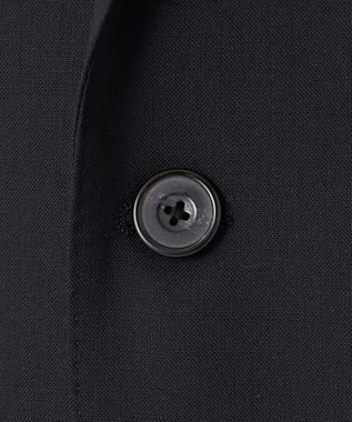 GOTAIRIKU フォーマルシーンにも対応可【ロングシーズン対応】WOOL×POLYESTER ベーシックスーツ（ブラック） ブラック系