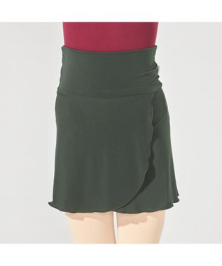 Chacott ショートスパッツ付スカート ボトルグリーン