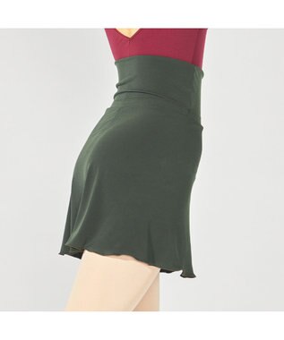 Chacott ショートスパッツ付スカート ボトルグリーン