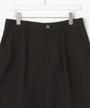 UNFILO MENS ライトリネン ショートパンツ [23年春夏商品] ブラック