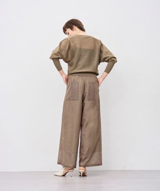 uncrave シアーニット ドルマントップス モカ