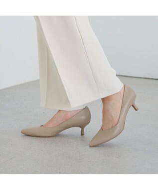 MODE ET JACOMO <MODE ET JACOMO>ポインテッドVカットプレーンパンプス