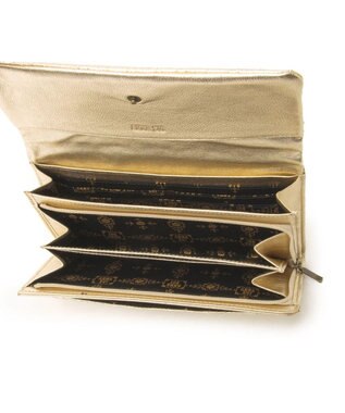 ANNA SUI ドリーミー かぶせ長財布 ゴールド