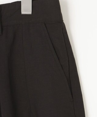 UNFILO MENS ライトリネン ショートパンツ [23年春夏商品] ブラック