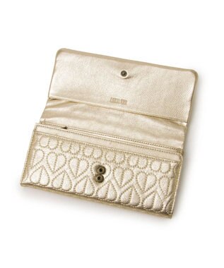 ANNA SUI ドリーミー かぶせ長財布 ゴールド