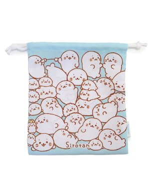 Mother garden しろたん 巾着 18×20cm 《つみつみ柄》 【単品】 つみつみ柄