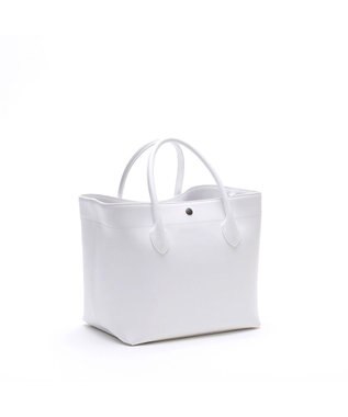 A.D.M.J. 【撥水】リバティソフト25ｃｍ中仕切 トート ホワイト