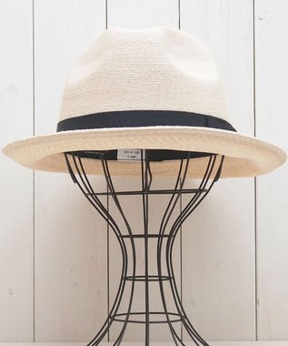 石田製帽 【UNISEX】 マニラ麻 中折れソフトハット ナチュラル