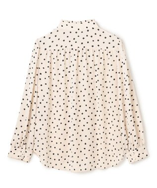 TOCCA PROMISE RIBBON ROSETTE ドット柄ブラウス アイボリー系5