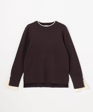 ANY SIS L CICA加工 キャンディースリーブ ニット