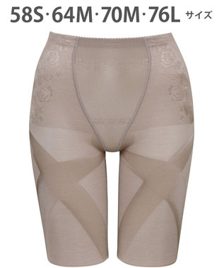 Wing ガードル フルロング丈 【スリムアップパンツ】 はいて歩いてエクササイズ KQ0823 ウイング／ワコール