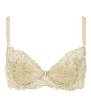 BRADELIS New York 【BRADELIS New York】　ジャスミンステップ1ブラ23A1　しっかりバストを集めてナチュラルなシルエットを作る補整ブラ クリームイエロー