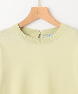 組曲 【アンサンブル対応】ブーケカラー6分袖ニット グリーン系