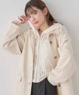 earth music&ecology レースパーカー