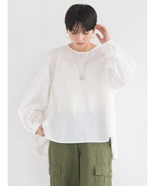 AMERICAN HOLIC 異素材バックタックドッキングプルオーバー Off White