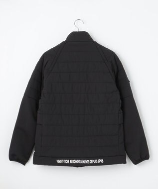 23区GOLF 【MEN/キングサイズ】【防風/撥水/ストレッチ】【袖取り外しで2WAY】キルティング ブルゾン ブラック系