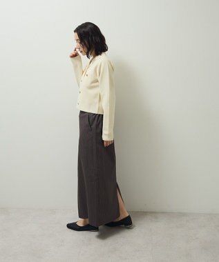 Green Parks ・ｓｗｉｎｇ　ｂｙ　ニット開襟カーディガン Ivory