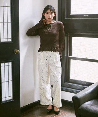 earth music&ecology シャーリングメロープルオーバー Brown