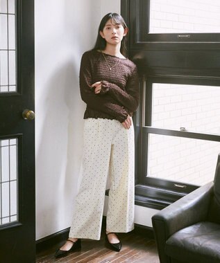 earth music&ecology シャーリングメロープルオーバー Brown