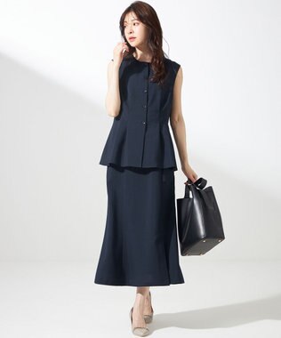 ANY SIS 【WEB・一部店舗限定】スイートクール スカート ネイビー