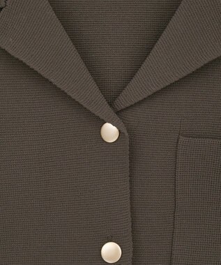 Green Parks ・ｓｗｉｎｇ　ｂｙ　ニット開襟カーディガン Brown