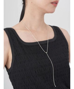 earth music&ecology シャーリングタンクトップ Black