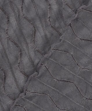 ANY L レースインナートップス グレー