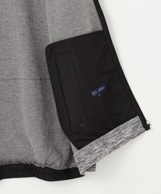 23区GOLF 【MEN】【吸水速乾・UVケア】ハイブリット パーカー ライトグレー系