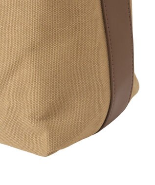 Green Parks キャンバスコンビワンハンドルショルダー Beige