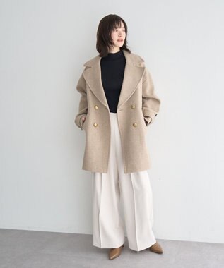 YECCA VECCA 金釦ワイドパンツ Ivory
