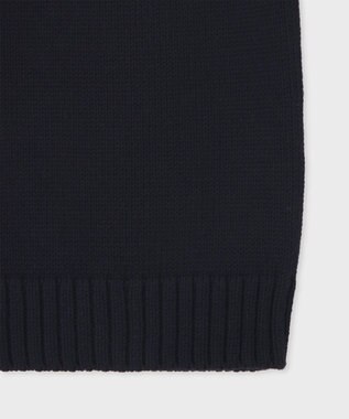 Paul Smith コットンアイレット ショートスリーブ カーディガン ネイビー